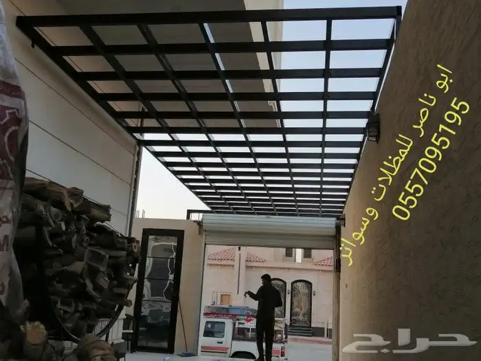 مظلات وسواتر برجولات جلسات بجميع الأشكال للتواصل 5