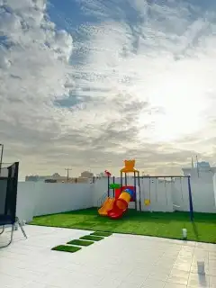 مراجيح حدائق خارجية للكبار والصغار جودة عالية جديد بالكرتون 1