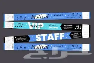 أساور فعاليات تصميم وطباعة 1