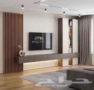 ديكورات داخلية دهانات ارضيات خشبيه واجهات شاشه 2
