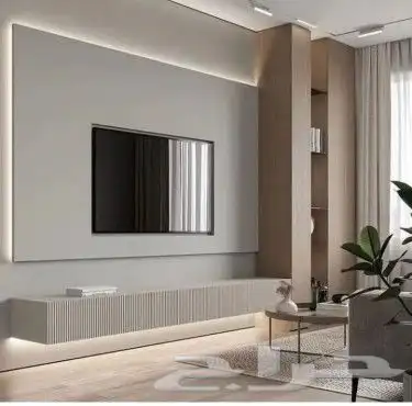 ديكورات داخلية دهانات ارضيات خشبيه واجهات شاشه 0