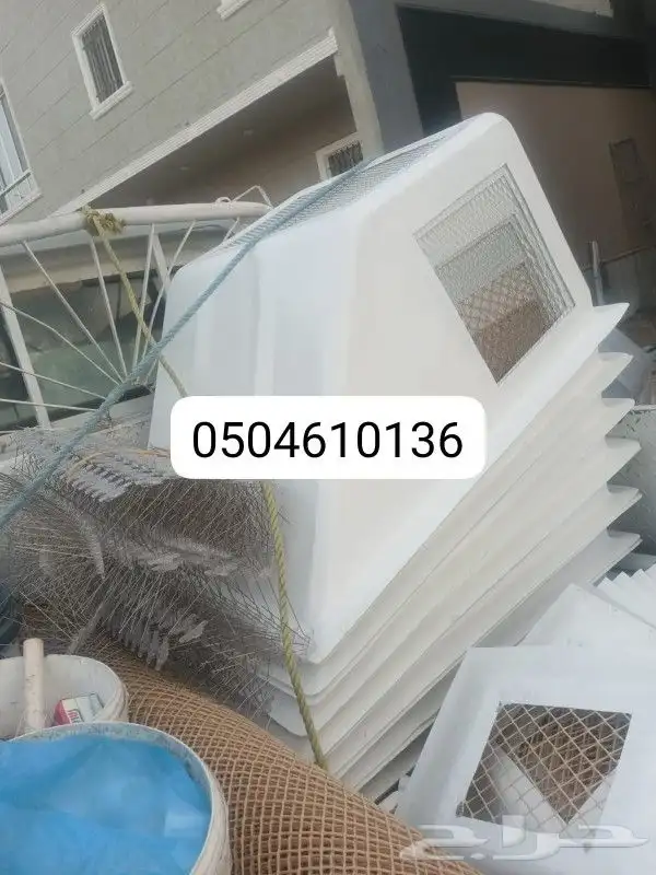 غطاء مكيف اغطية شفات طاردطيور شبك تيك 6