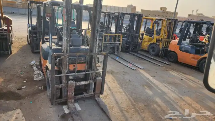 رافعه شوكيه للايجار forklift فوركلفت رفعه سكينه فورك لفت 6