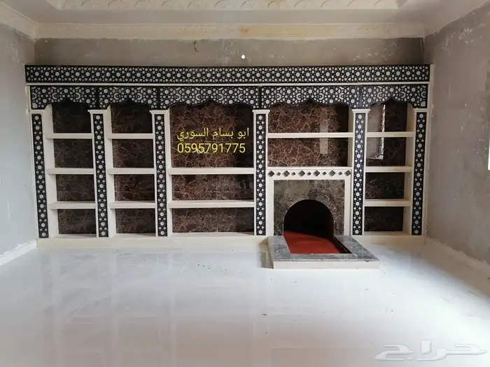 مشبات رخام ومشبات طوب حرارية مشبات خشب وشويات وحفر مندي 0595 8