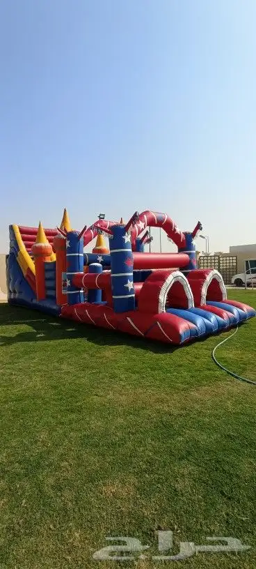 ملعب صابوني نطيطات زحاليق هوائيه زحاليق مائيه 7