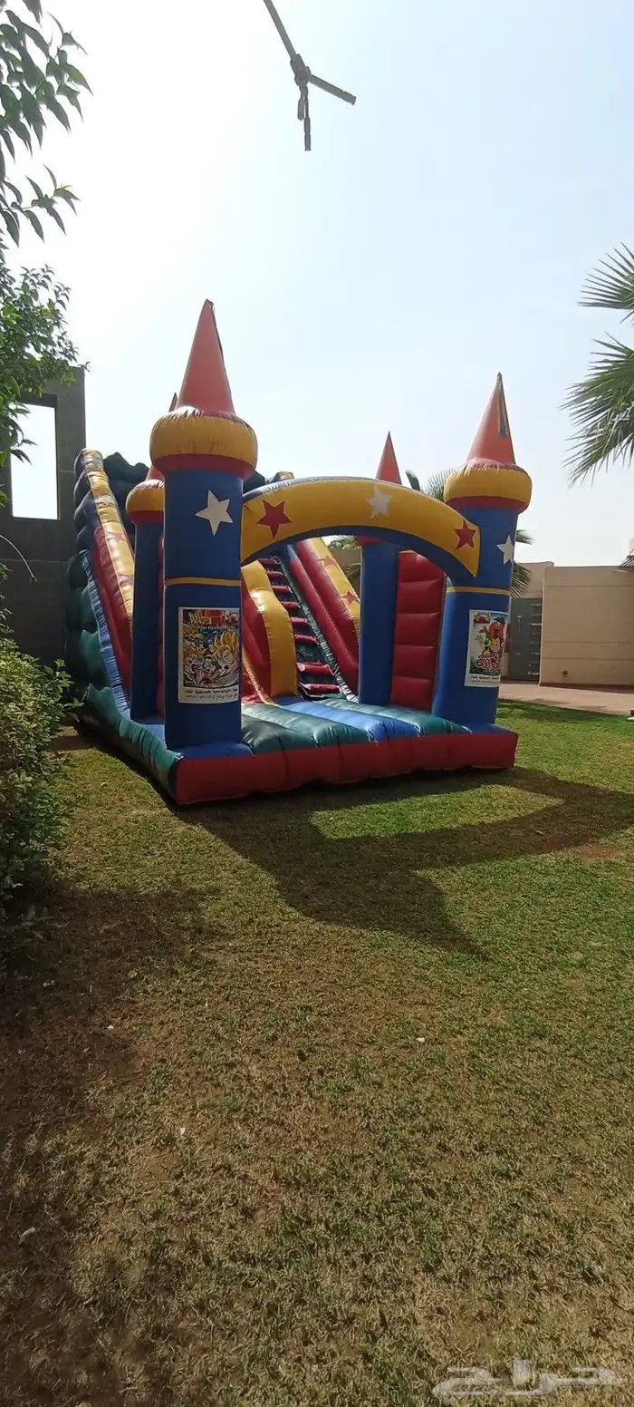 ملعب صابوني نطيطات زحاليق هوائيه زحاليق مائيه 5