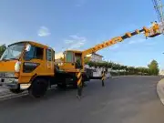 بوم لودر رافعه شوكية تلسكوبيه 8