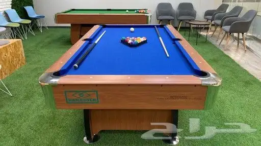 بلياردو بمقاسات دولية 9قدم و8قدم وطالات تنس هوكي فرفيره جديد 8