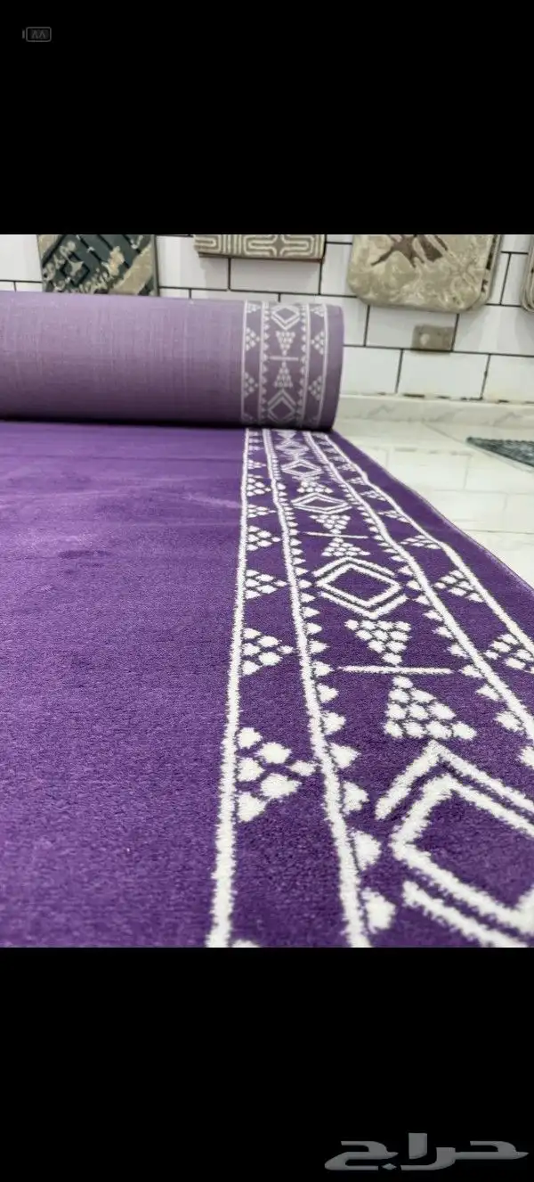 سجاد ممرات الاستقبال الخزامى البنفسجي بيع فقط 1