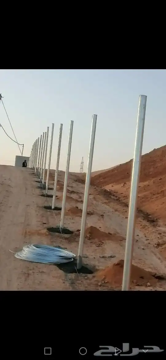 تسوير المزارع والأراضي وتركيب المستودعات والهناقر 9