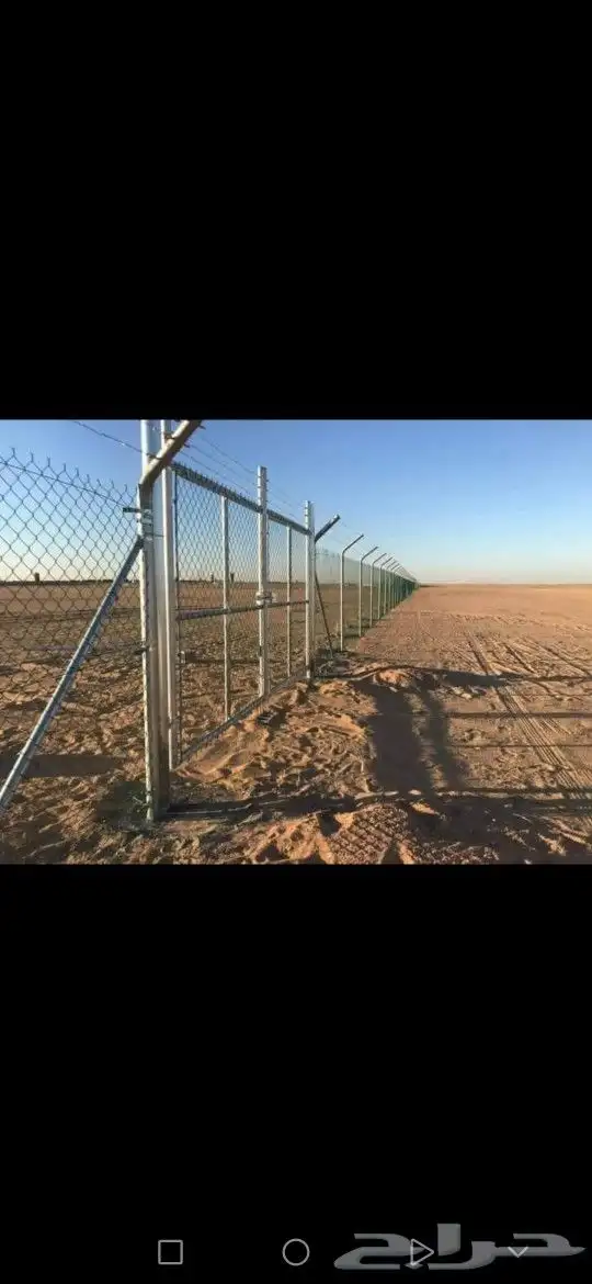تسوير المزارع والأراضي وتركيب المستودعات والهناقر 1