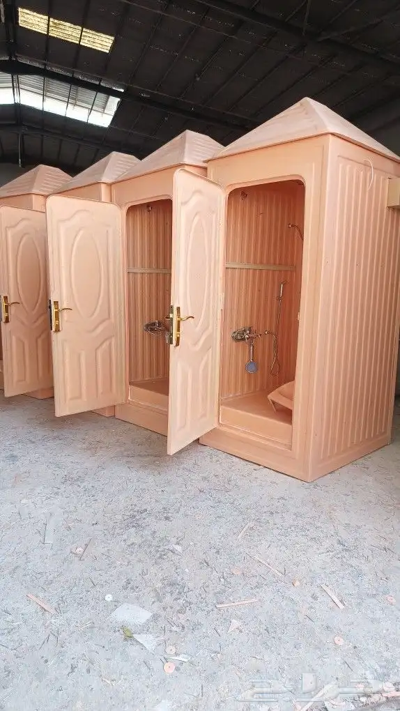 دورات مياه متنقله عربي افرنجي حمامات متنقله متكامله بجميع اغ 4