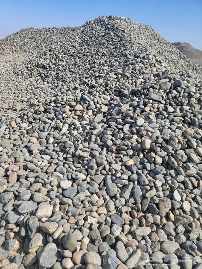 حجر نهري بجميع احجامها 2