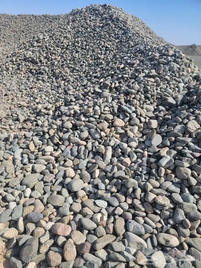 حجر نهري بجميع احجامها 5