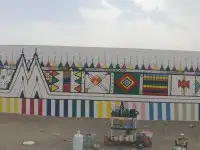رسام قط عسيري مناظر طبيعية جرافية 15