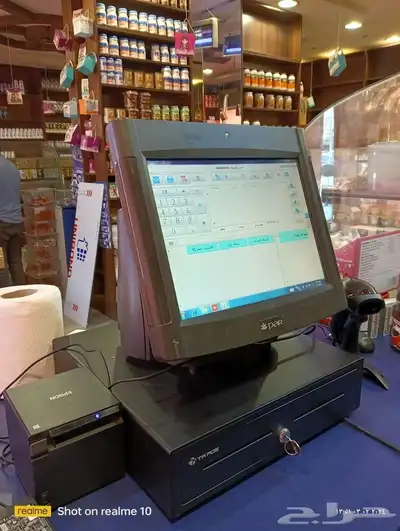جهاز كاشير مستعمل بوفيه كاشير مطعم كاشير تموينات 0