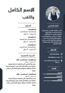 سيرة ذاتية احترافية 2