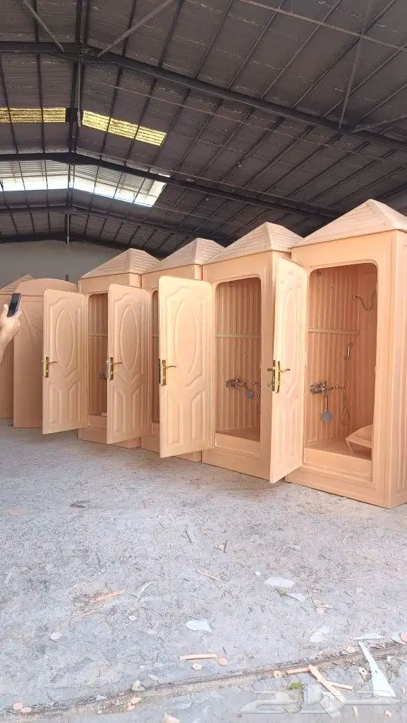 دورات مياه متنقله حمامات متنقله عربي افرنجي متكامله بجميع اغ 0