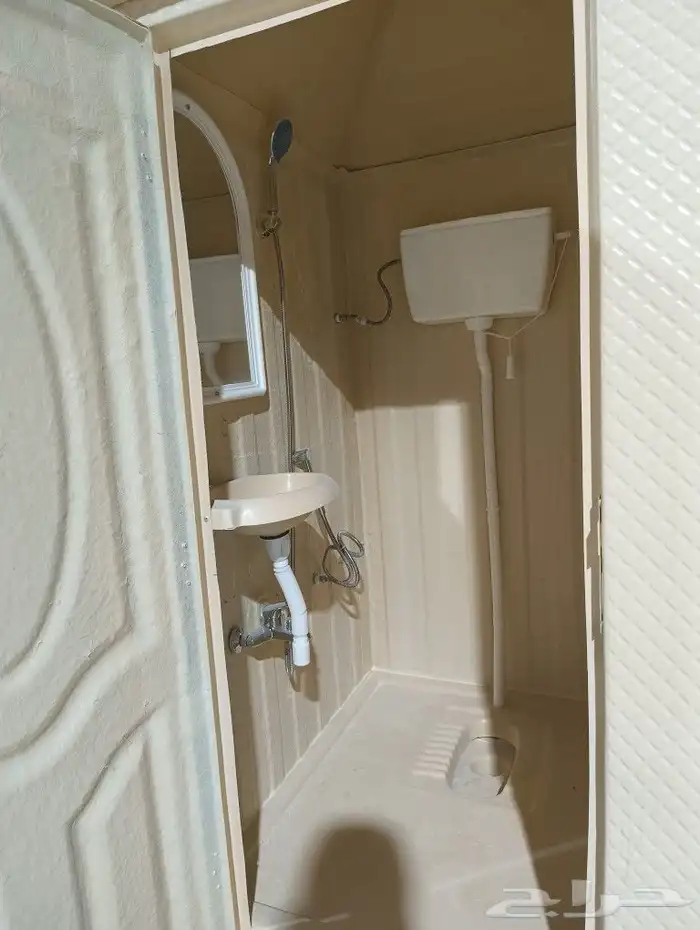 دورات مياه متنقله حمامات متنقله عربي افرنجي متكامله بجميع اغ 9