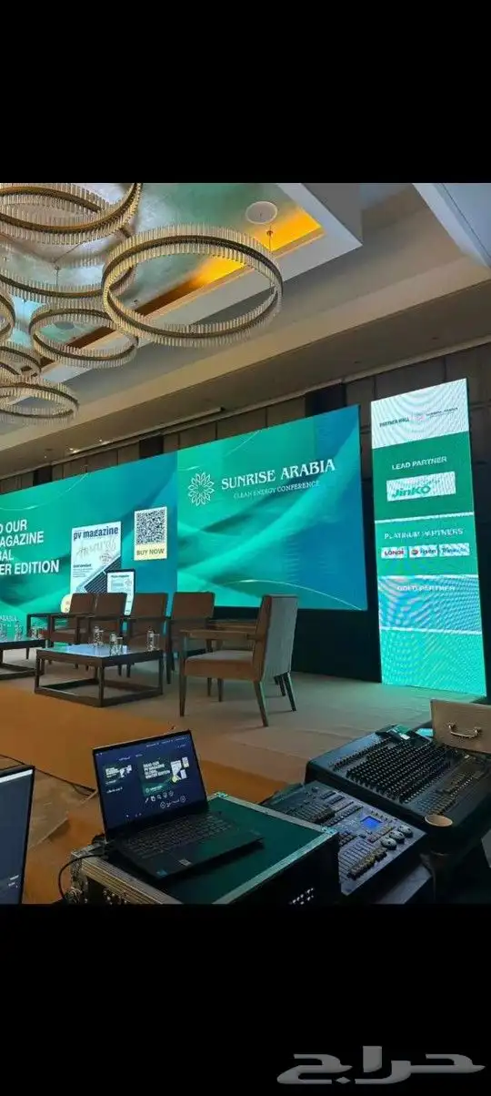 شاشات واضاءه للإيجار في الرياض وخارج الرياض 6