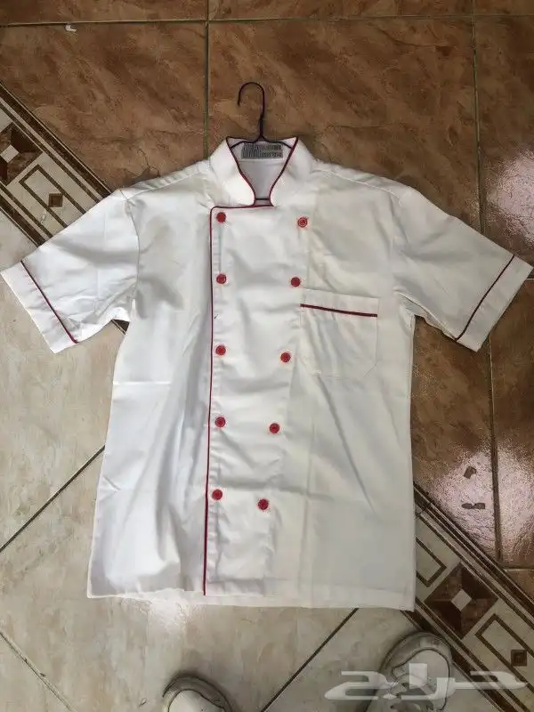 الزي الموحد تفصيل تطريز قميص الشيف مريله سديري سكراب 38