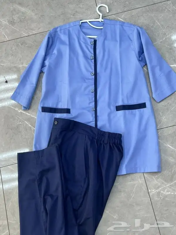 الزي الموحد تفصيل تطريز قميص الشيف مريله سديري سكراب 21