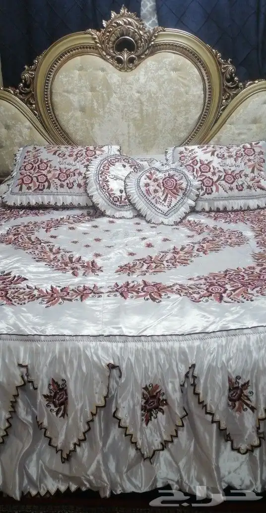 مفرش مطرز استعمال خفيف 6 قطع 2