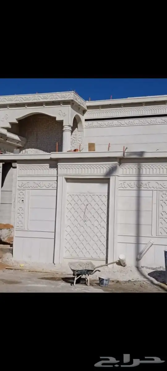 ديكور خارجي تصميم حجر الرياض بجميع أشكالها 2