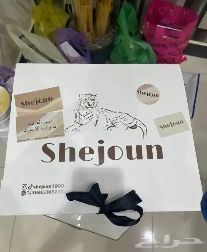 مطبعةطباعة بكج عباية كرت ستيكر بنر ليبل شرايط ورق تغليف بوكس 2