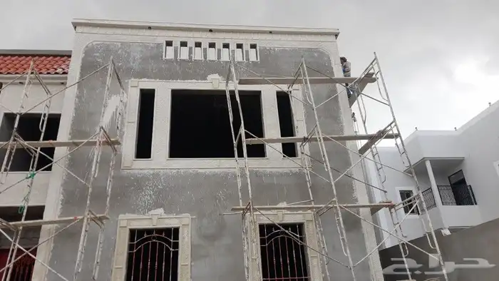 حجر الرياض ديكورات خارجيه تصميم الحجر الطبيعي معلم 6