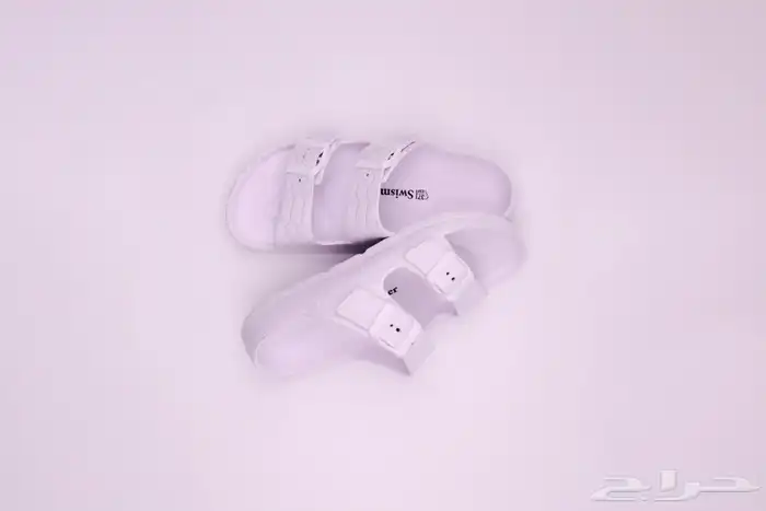 عرض خاص حذاء ( شبشب ) بلاستك ربر اللون ( ابيض اسود ) 0