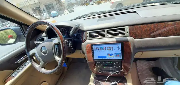شاشه جمس _تاهو 2007 إلى 2014 بنظام آبل كار بلاي واندرويد 9