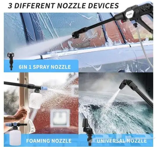 مضخة غسيل سيارات لاسلكية 300واط 1