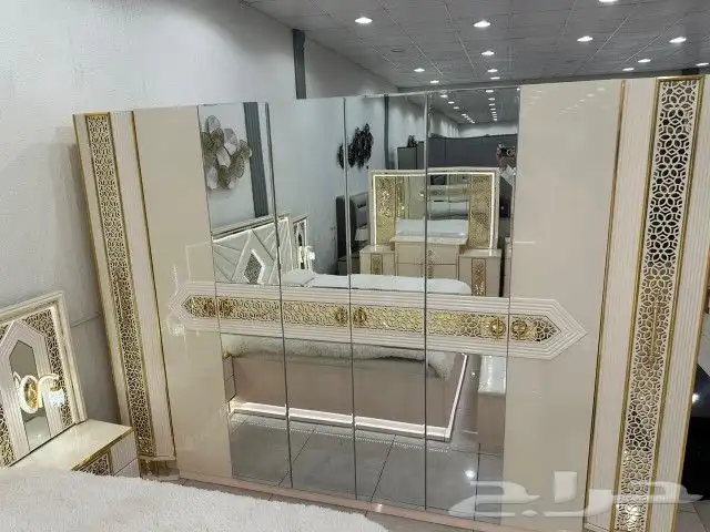 غرف نوم جديدة بالكرتون دولاب 8 6 درفات فخمة وأنيقة 34