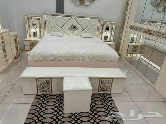 غرف نوم جديدة بالكرتون دولاب 8 6 درفات فخمة وأنيقة 26