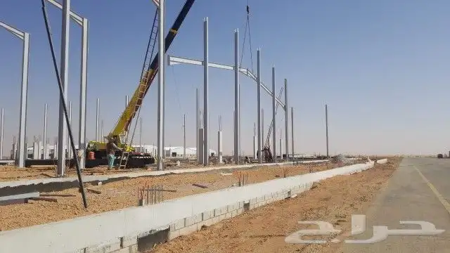 إنشاء هياكل معدنية ومخازن ومستودعات هناجر ساندوتش بانل 10