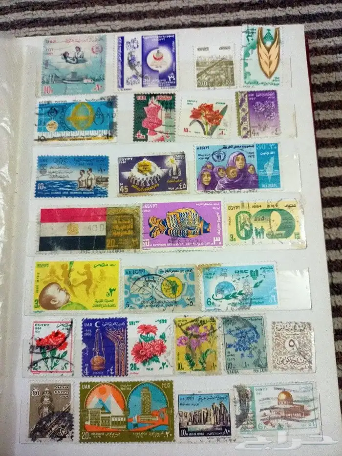 طوابع بريديه متنوعه 4