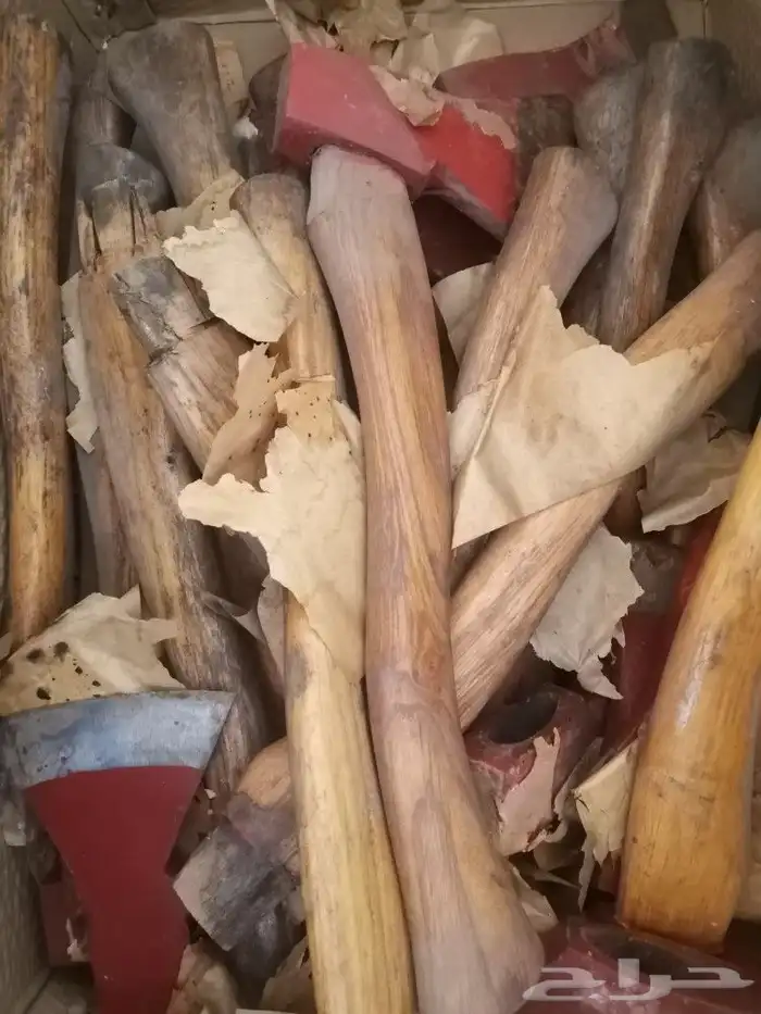 فاس فأس عدد جملة حطب فحم شبة مكشات مخيم 0