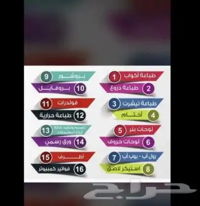 مطبعة مطبوعات دعاية وإعلان. 0