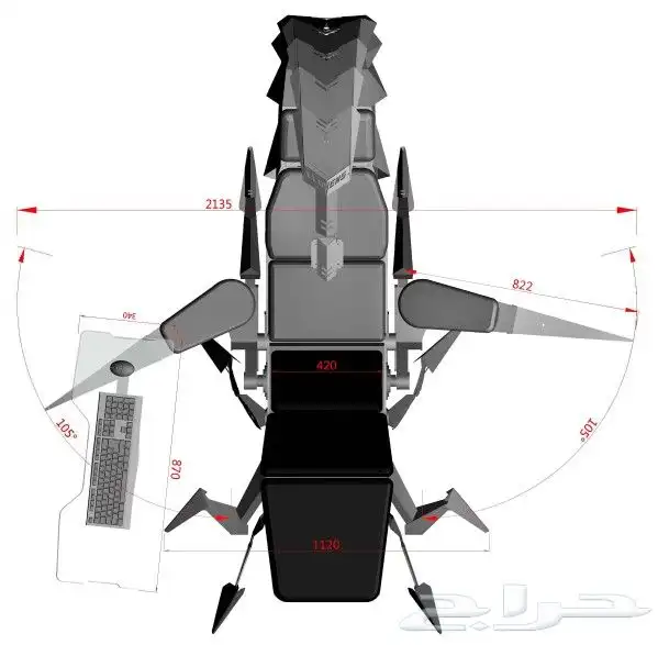 كرسي قيمنق سكوربيون العقرب سيت اب 9