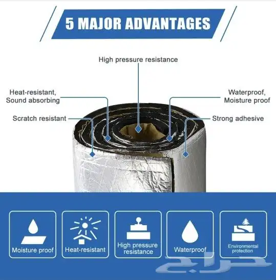 عازل حراري وعازل صوت للسيارات 0