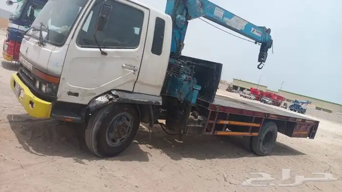 لوري مستوبيشي 11 طن مع كرين 5 طن 2007 3