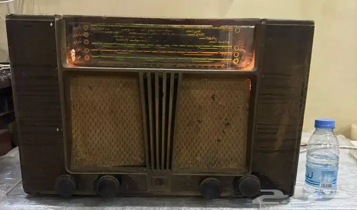 راديو Mollard خشبي تراثي قديم 0