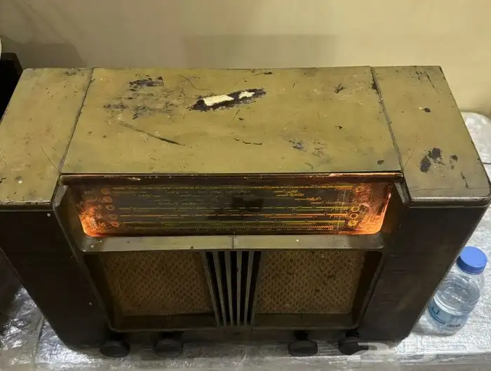 راديو Mollard خشبي تراثي قديم 3