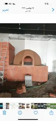 أفران الطوب للمعجنات ولبيتزا وصيانة الأفران وتمديد ديزل وغاز 12