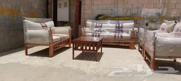 كراسي خارجي اطقم خشب على حسب التفصيل 1