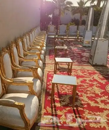 للايجار كنب اي بي كنب مفرد كنب ثلاثي زل وطاولات كراسي ملكي ز 3