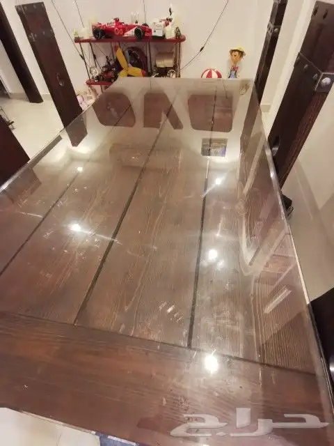 سفرة طعام طاولة طعام خشبي 6 كراسي من مفروشات ميداس 2