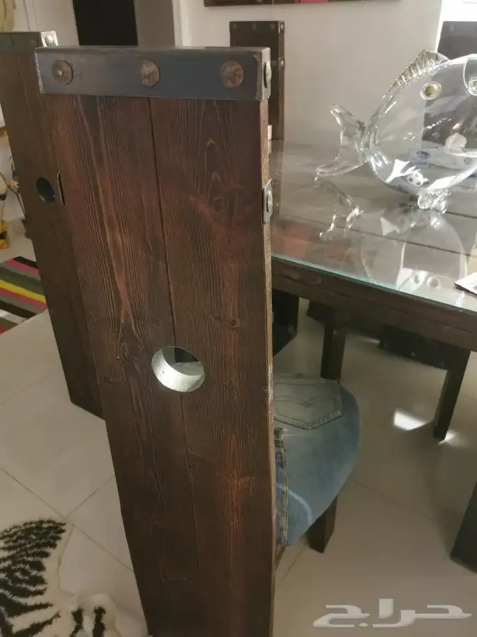 سفرة طعام طاولة طعام خشبي 6 كراسي من مفروشات ميداس 7