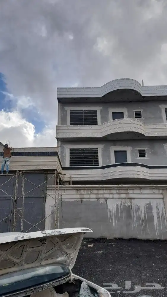 ديكورات خارجيه اسمنتيه بديل الحجر بطحاء ارياض واسمنت الرياض 4